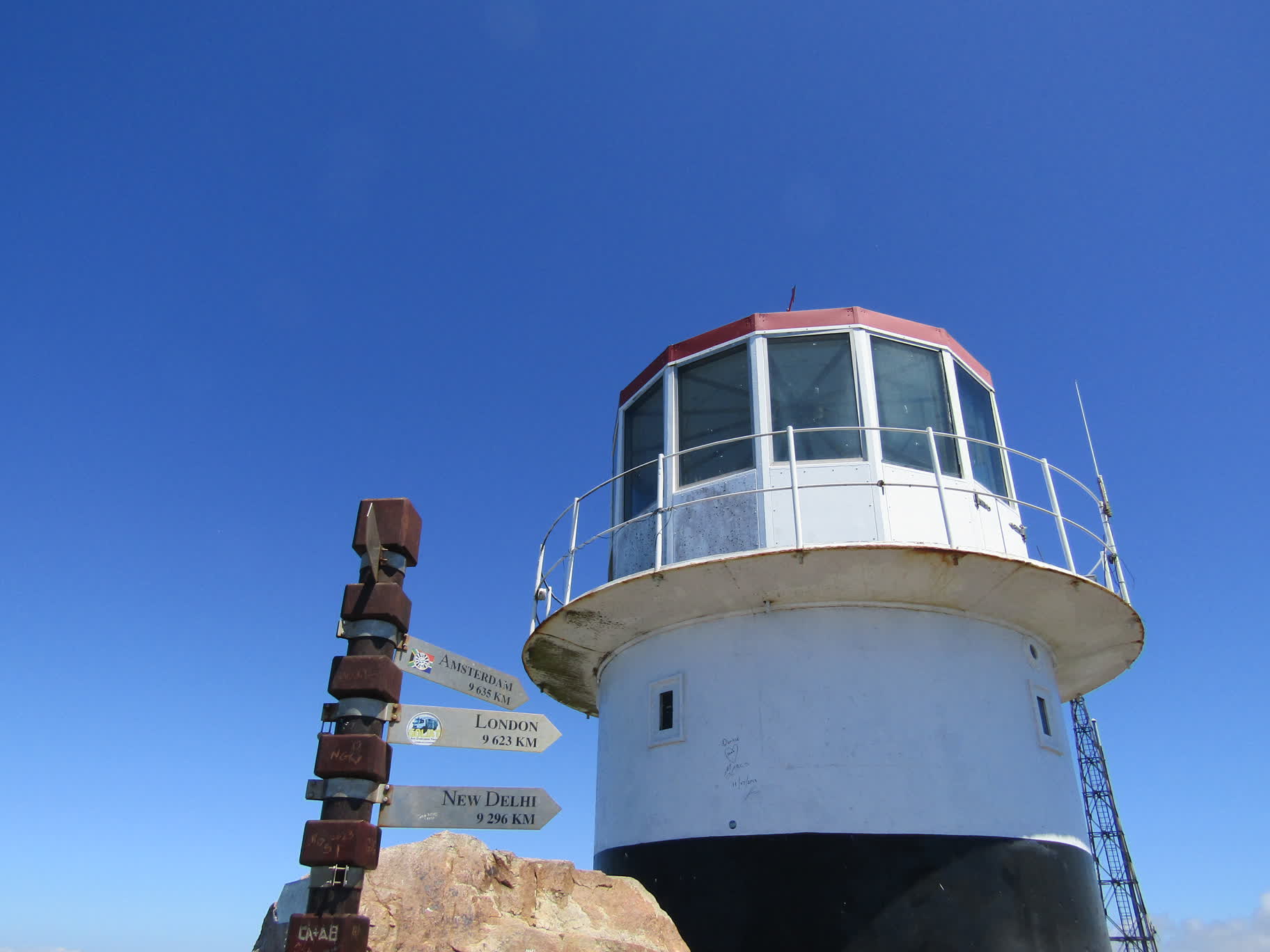 The primary lighthouse at the Cape of Good Hope