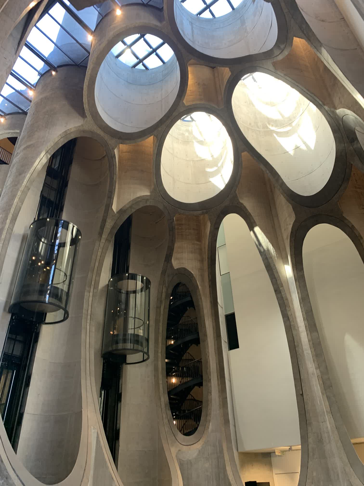 Interior of the Silo Hotel