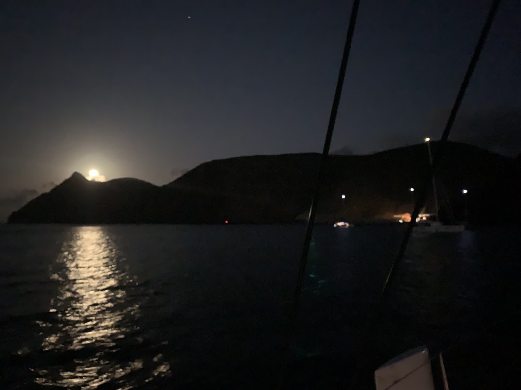 Moonrise over Sugar Loaf Hill