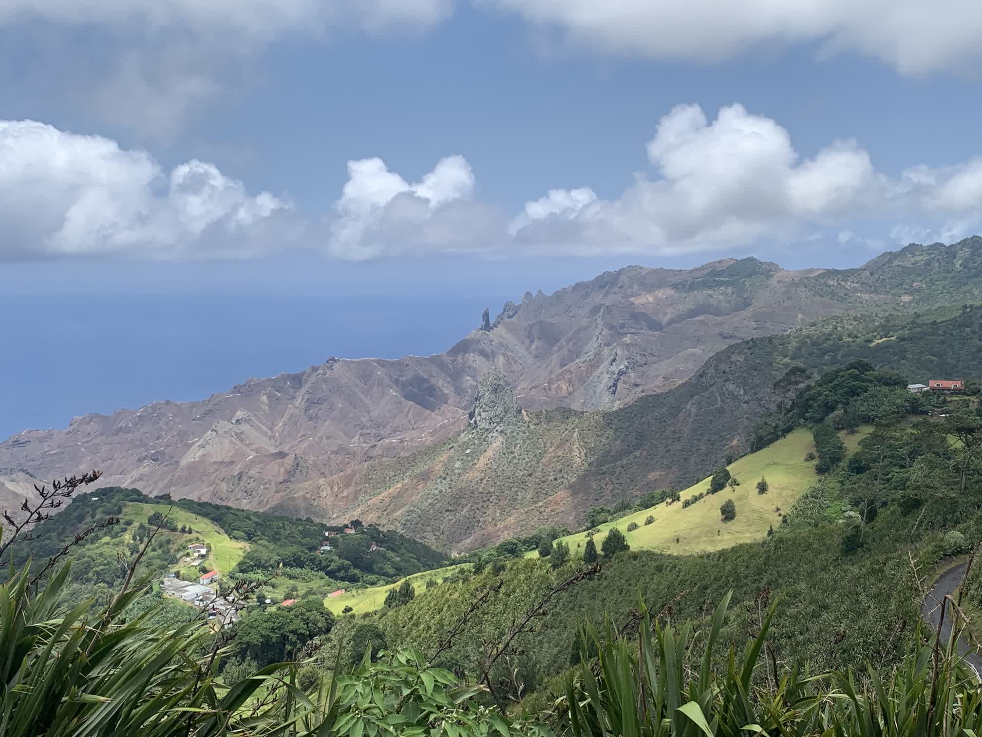 Looking southwest out over "The Gates of Chaos". Photo courtesy of Brianna