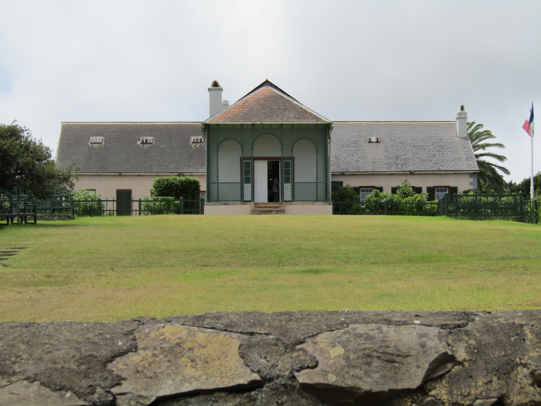 The house at Longwood. The property is actually owned by the French government