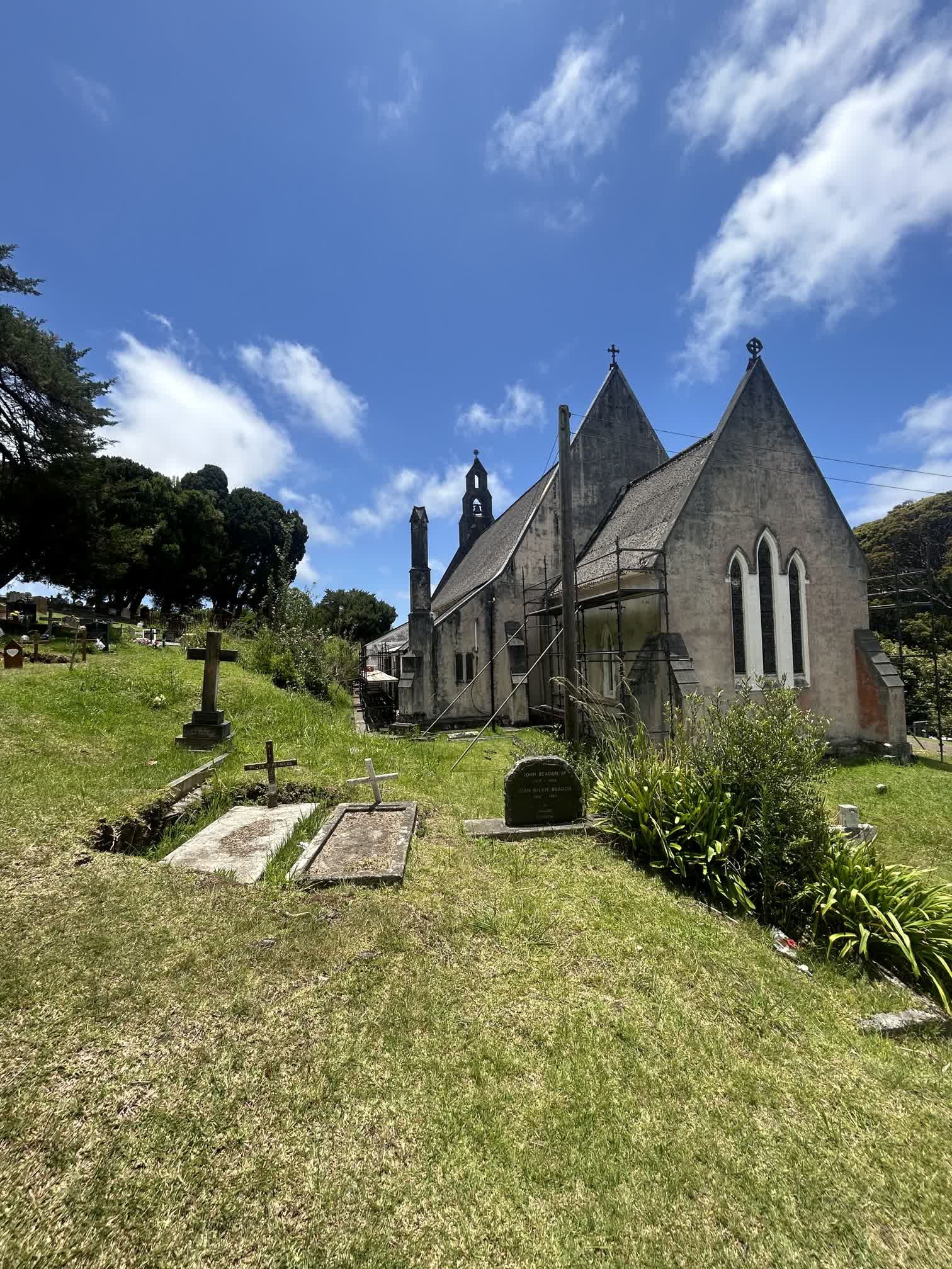 St. Paul's Church and graveyard. Photo courtesy of Brianna