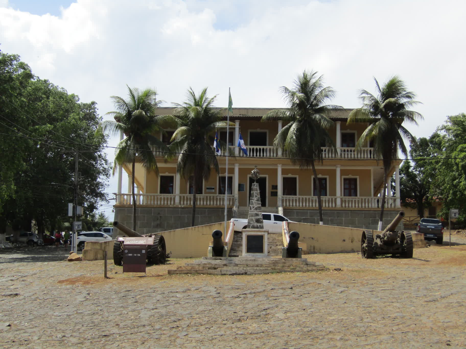 A colonial building now used for government offices